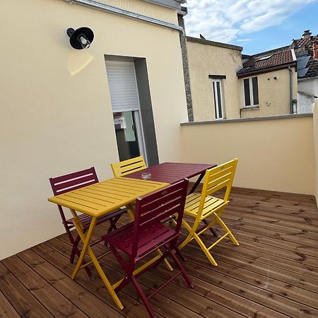 Apartament 70M2 Climatise - Parking Prive - Lycee Roosevelt - Reims Arena Zewnętrze zdjęcie
