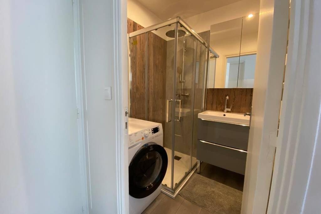 Apartament 70M2 Climatise - Parking Prive - Lycee Roosevelt - Reims Arena Zewnętrze zdjęcie